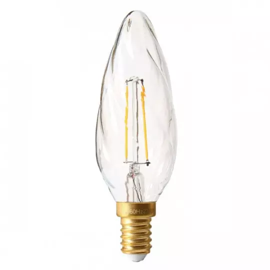 2pcs] E14 Petite ampoule à vis à led 2w Remplacer 20w Halogène