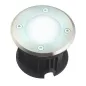 Pack de 5 Supports Spots Encastrables Sol Blanc du Jour 6500K 2W AC220-240V Étanche IP67 Rond - perçage 85mm Diffuseur Dépoli