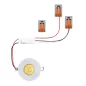 Spot LED encastrable Blanc Compact 4W DC12V équivalent 30W - Blanc Naturel 4000K 400lm perçage 27mm