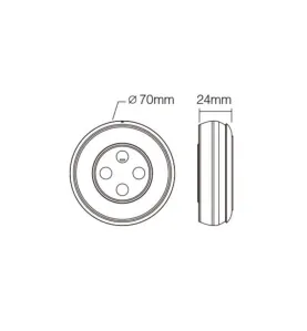 Télécommande Tactile Radiofréquence Dimmable CCT 1 Zone Grise S1-G