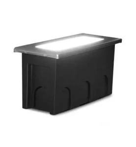 Spot LED Encastrable Diffuseur Dépoli 1,5W 60lm 110° IP65 123mmx53mm - Blanc Naturel 4000K