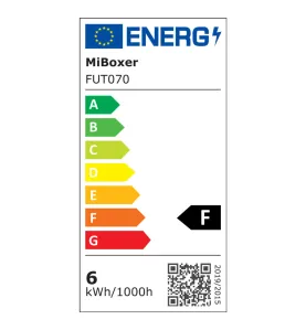 Plafonnier LED 6W 550lm 60° Dimmable Anti-Éblouissement Pilotable 4/8 Zones - RGB+CCT 2700K-6500K 070