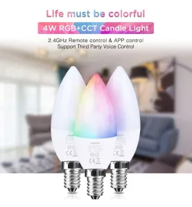 Ampoule LED RGB+CCT GU10 avec télécommande