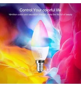 Ampoule LED RGB+CCT GU10 avec télécommande