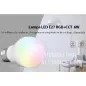 Ampoule LED E27 6W 550lm 220° Ø57mm RadioFréquence / Wifi - RGB CCT 2700K-6500K 014