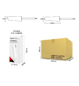 Amplificateur à Radio Fréquence pour Ruban LED Étanche IP67 RP1