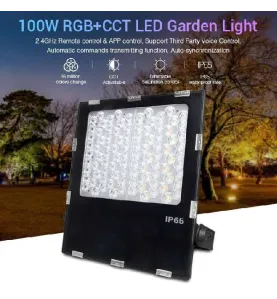 Projecteur LED RGB+CCT 100W radiofréquence RGB + WW-CW