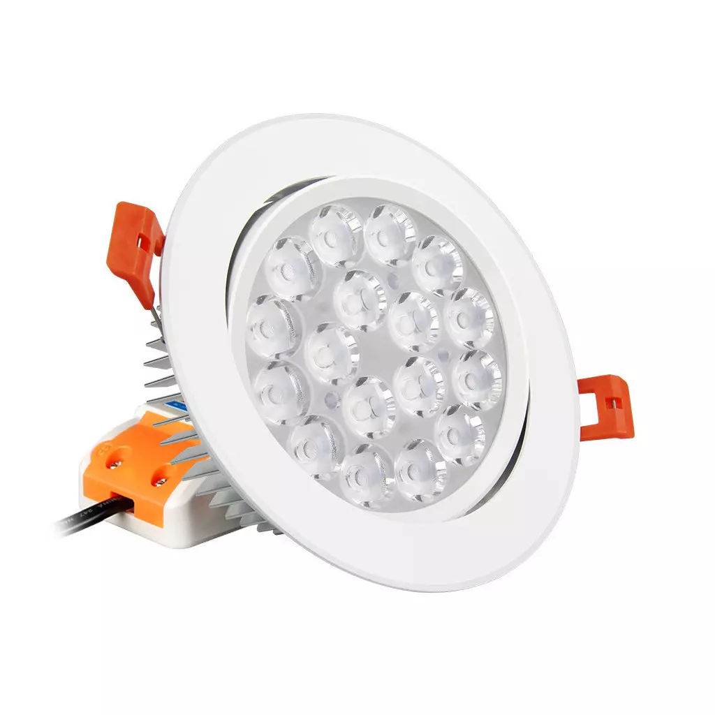 Spot LED encastrable 12W ∅170mm rond extra plat Lumière blanche (6500k)