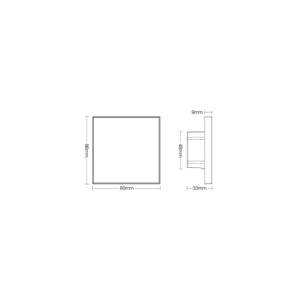 FUT039S-P Contrôleur LED RGB+CCT Étanche (2.4GHz) - MiBoxer