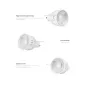 Spot LED Dimmable 6W GU10 550lm 30° Ø50mm Télécommande / Google Assistant / Alexa - RGB+CCT 2700K-6500K 106