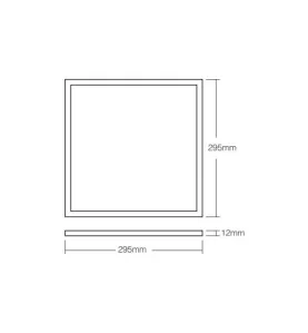 Dalle LED 20W 300x300mm RGB CCT UGR 19