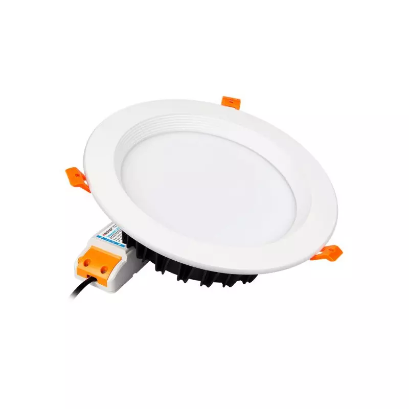 Plafonnier LED Encastrable 25W 2000lm 120° Ø200mm RadioFréquence 2.4GHz / Wifi / Alexa - RGB+CCT 2700K-6500K 060