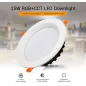 Plafonnier LED Encastrable 25W 2000lm 120° Ø200mm RadioFréquence 2.4GHz / Wifi / Alexa - RGB+CCT 2700K-6500K 060