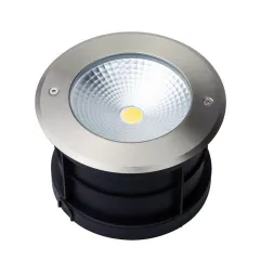 Spot LED encastrable sol 20W étanche IP67 - Blanc Froid 6000K 2400lm - éclairage encastré diamètre 165mm