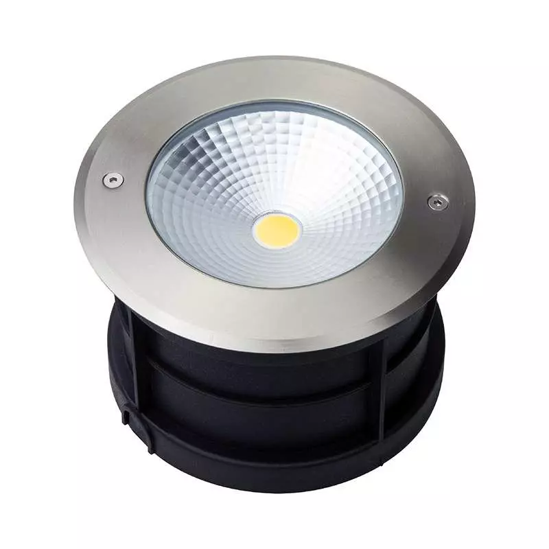 Spot LED encastrable sol 20W étanche IP67 - Blanc Froid 6000K 2400lm - éclairage encastré diamètre 165mm