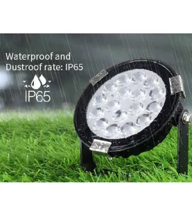 Projecteur LED Jardin 9W RGB+CCT DC24V