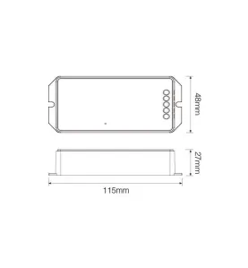 Contrôleur RGB+CCT pour système Mi-light SYS