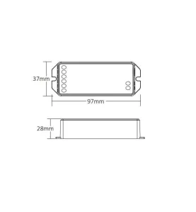 Contrôleur pour ruban LED RGB - Mi Light 043 8 zones