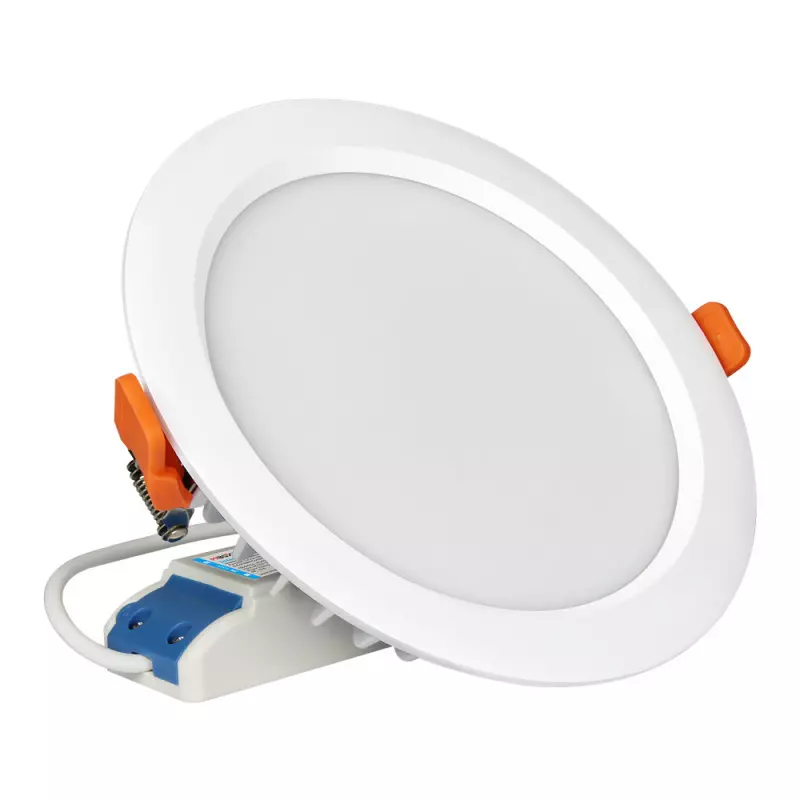 Spot LED Encastrable 15W 1200lm 120° Étanche IP54 Ø190mm Blanc - RGB+CCT 069