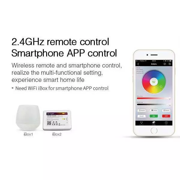 Smart Home Pro, Ampoule Led E27 Réglable Et Dimmable + Télécommande