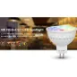 Ampoule LED MR16 4W 400lm 25° Ø50mm RF 2,4GHz - RGB+CCT 2700K-6500K 104