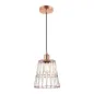 Suspension Luminaire Multiformes Rose E27 Diamètre 285mm avec Câble 1,1m réglable - Suspension d'éclairage intérieur