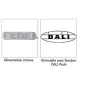 Dalle LED 38W 600x600mm Dimmable Dali Push - Blanc Chaud 3000K