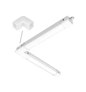 Tube LED Flexible Intégrées Traversant 36W 4100lm 120° Étanche IP65 IK08 1200mm - CCT (3000K/4000K/5700K)