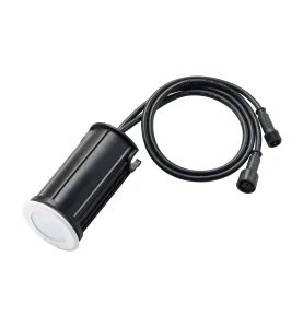 Petit Spot Encastrable 1,5W LED Tour Blanc Étanche IP67 - Blanc Chaud 2700K