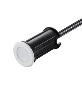 Petit Spot Encastrable 1,5W LED Tour Blanc Étanche IP67 - Blanc Chaud 2700K