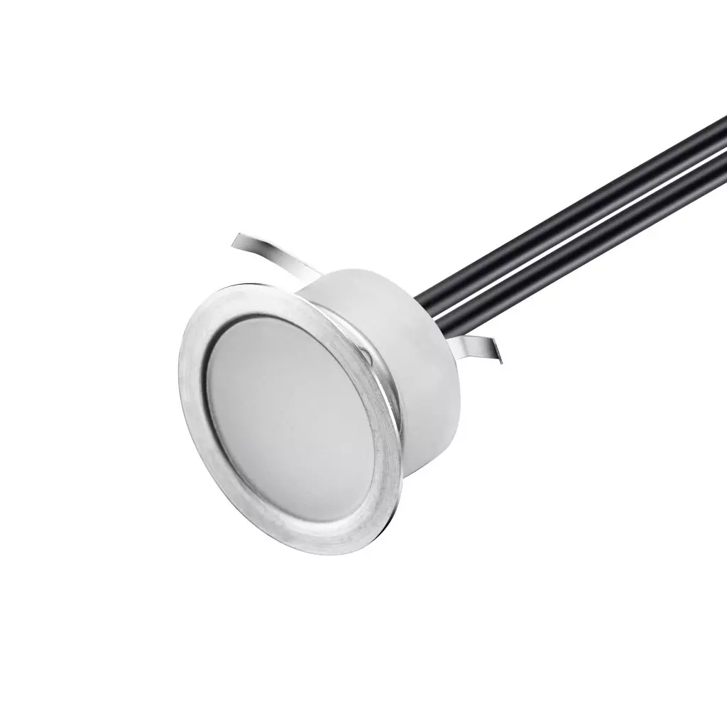 Mini spot LED encastrable noir 4W rond dimmable scie 30mm