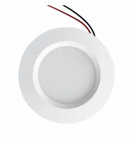 Spot LED Encastrable Compact Blanc 3W 300lm (25W) 120° AC220-240V - Blanc Chaud 3000K perçage 55mm