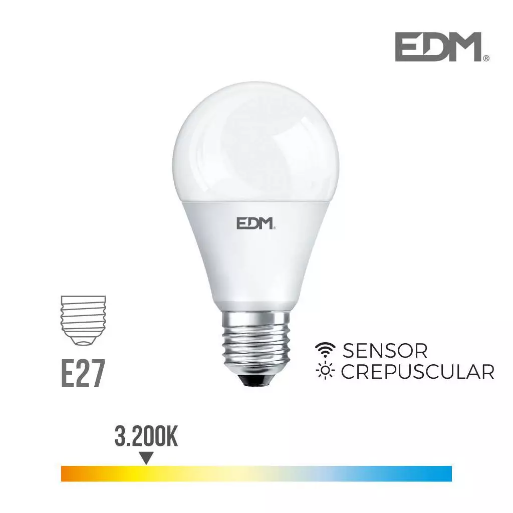 Ampoule LED avec détecteur de mouvement ECO E27/6W/230V 2700K