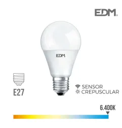 Ampoule LED E27 10W Ronde A60 équivalent à 68W - Blanc du Jour 6400K