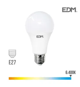 Ampoule LED E27 24W Ronde A70 équivalent à 200W - Blanc du Jour 6400K