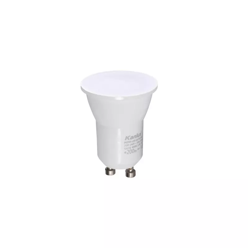 Spot LED GU10 AC220-240V 2,2W 200lm 120° - Blanc Naturel 4000K