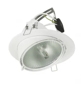 Spot LED Encastrable 70W AC220-240V 160° Ø235mm Orientable 45° - perçage 220mm