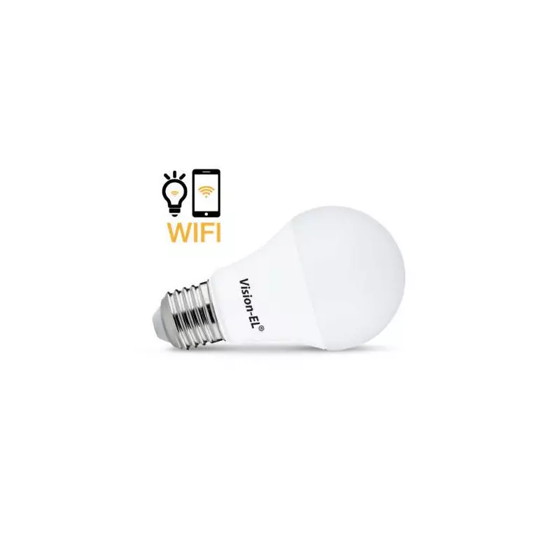 LED VISION-EL 9   W   BULB E27 WIFI CCT + RGB BOITE