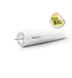 Tube LED T8 avec Starter AC85/265V 12W 1800lm 145° 1200mm - Blanc Naturel 4000K