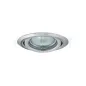 Support Spot LED Encastrable GU10/GU5.3 AC220-240V DC12V Ø99mm Chromé IP20 - perçage 80mm