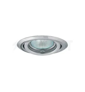 Support Spot LED Encastrable GU10/GU5.3 AC220-240V DC12V Ø99mm Chromé IP20 - perçage 80mm