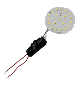 Platine LED SMD 1W AC/DC12V 110lm 120° Ø56mm - Blanc Chaud 2700K