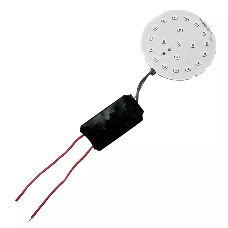 Platine LED SMD 1W AC/DC12V 110lm 120° Ø56mm - Rouge