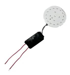 Platine LED SMD 1W 220V 110lm 120° Ø56mm - Vert