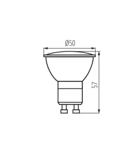 Spot LED GU10 PAR16 7W 600lm 90° (48W) - Blanc Naturel 6500K