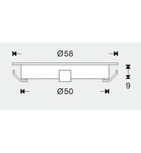 Mini spot LED encastrable rond ultra-plat