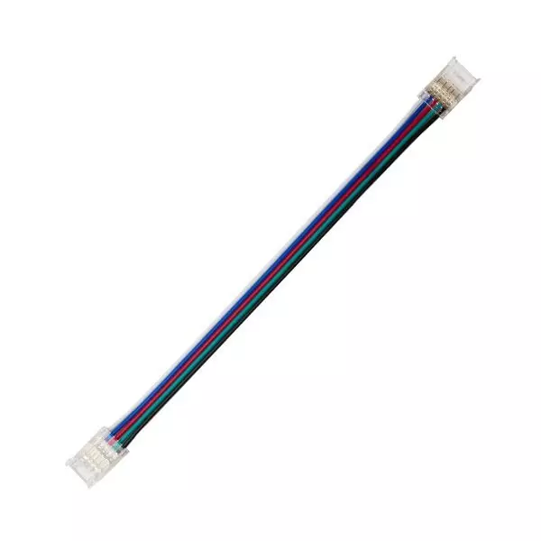 Connecteur à clipser sans soudure pour bandes de LED RGBW [5 pack] 