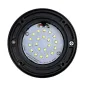 Pack de 5 Supports Spots Encastrables Sol AC220-240V Blanc Chaud 2800-3200K 2W Étanche IP67 Rond - perçage 85mm Diffuseur Dépoli