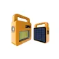 Enceinte Bluetooth Portable Solaire + Lampe - Jaune