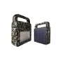 Enceinte Bluetooth Portable Solaire + Lampe - Camouflage